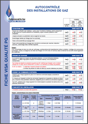 Partie d'une fiche "Visa Qualité"